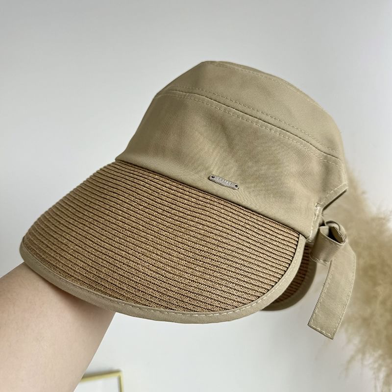 Straw Panel Sun Hat