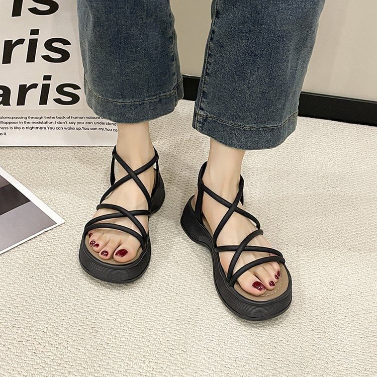 Strappy Platform Sandals