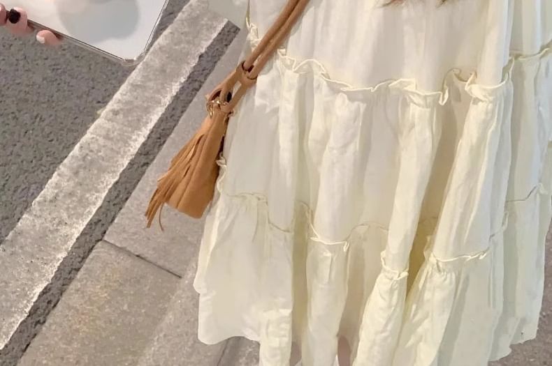 Plain Sundress Sleeveless