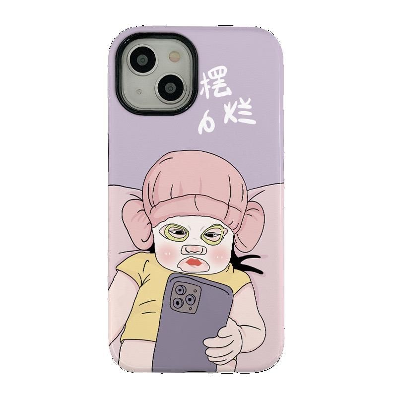 Cartoon Phone Case - iPhone 15 Pro Max / 15 Pro / 15 Plus / 15 / 14 Pro Max / 14 Pro / 14 Plus / 14 / 13 Pro Max / 13 Pro / 13 / 13 mini / 12 Pro Max / 12 Pro / 12 / 12 mini / 11 Pro Max / 11 Pro / 11