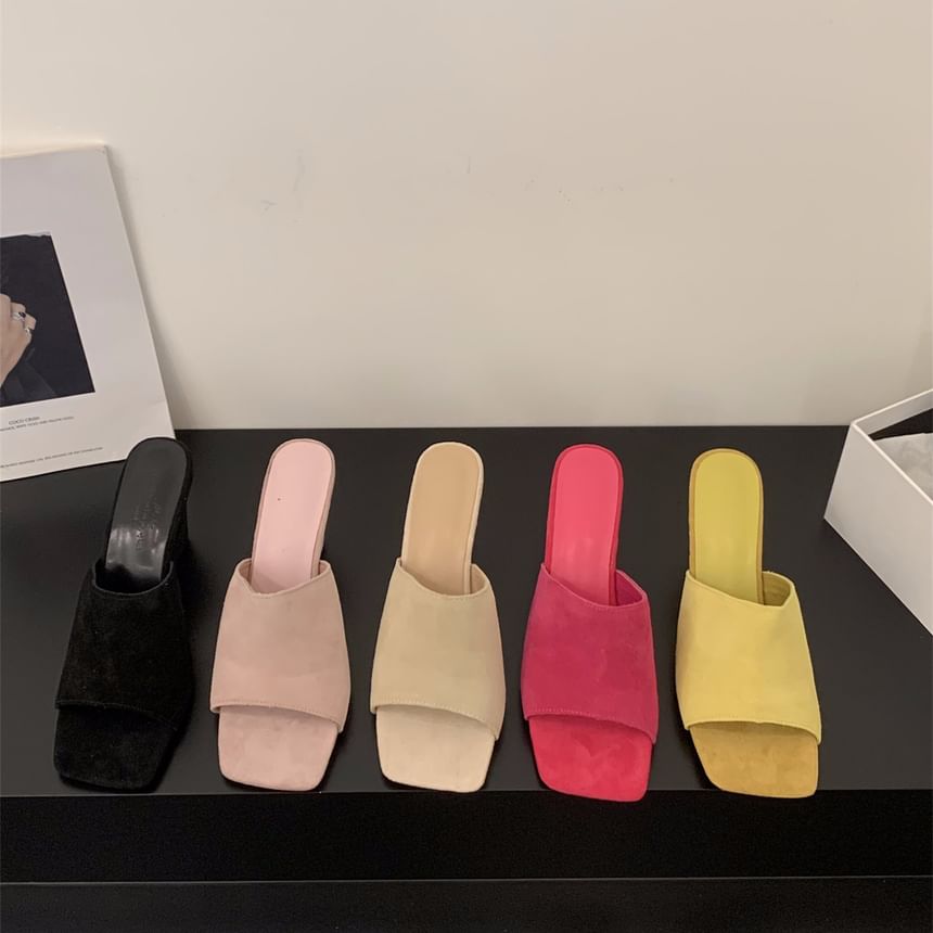 Wedge Slide Sandals