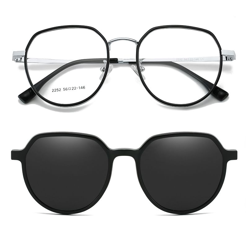 1 Designs) Magnetic Eyeglasses (Various On / in Clip Sunglasses 2