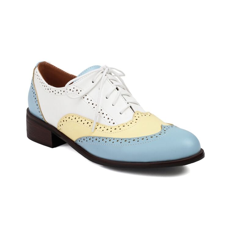 Brogue Shoes Lace-Up Oxford