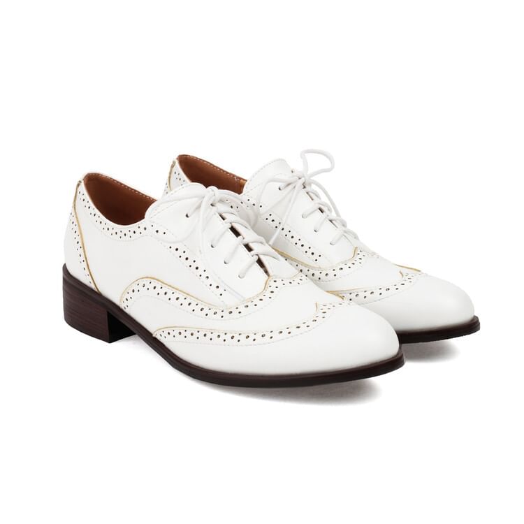 Brogue Shoes Lace-Up Oxford