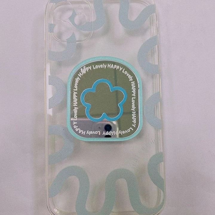 Cartoon Acrylic Mirror Adhesive Phone Case Sticker