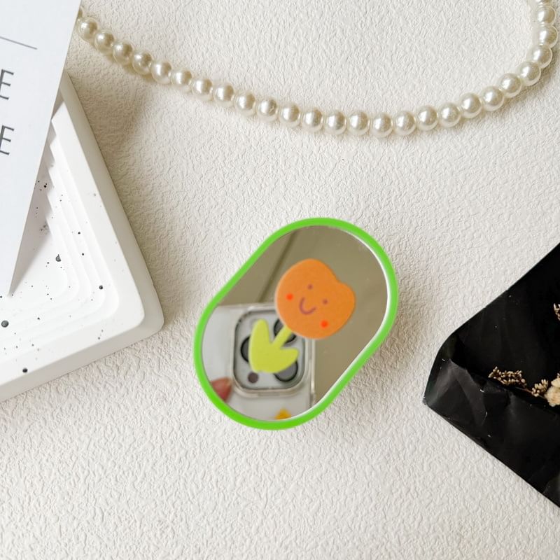 Cartoon Acrylic Mirror Adhesive Phone Case Sticker