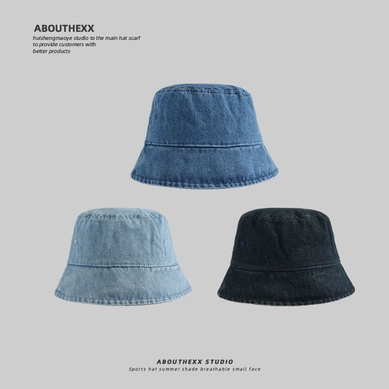 Bucket Denim Hat
