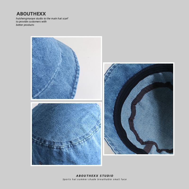 Bucket Denim Hat