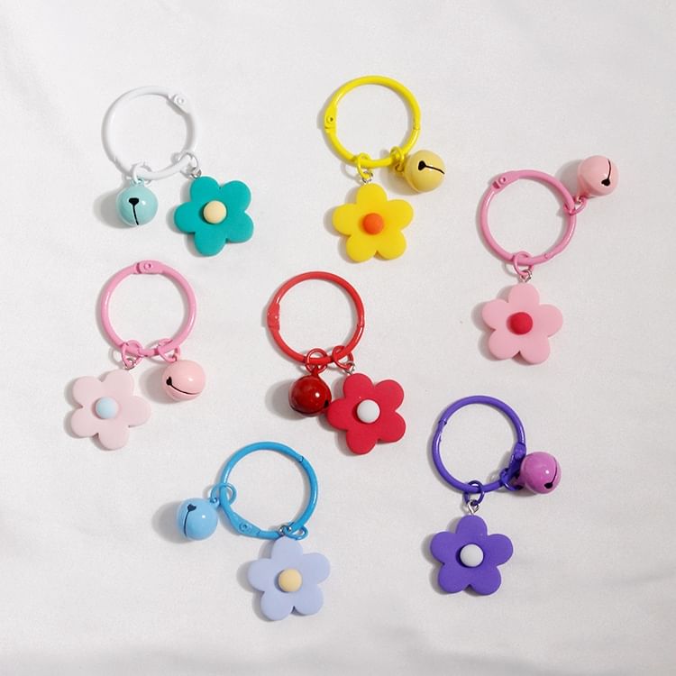 Flower Bag Charm / Key Ring