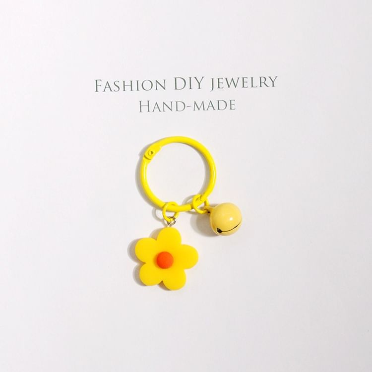 Flower Bag Charm / Key Ring