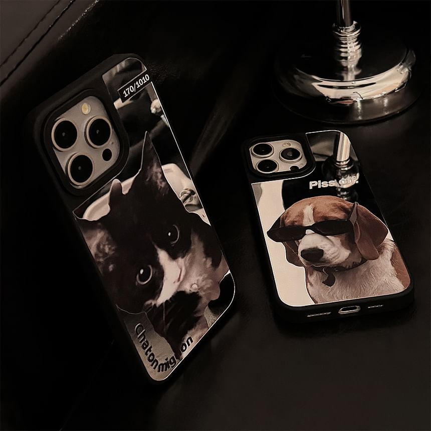 Case Mirrored Phone Animal