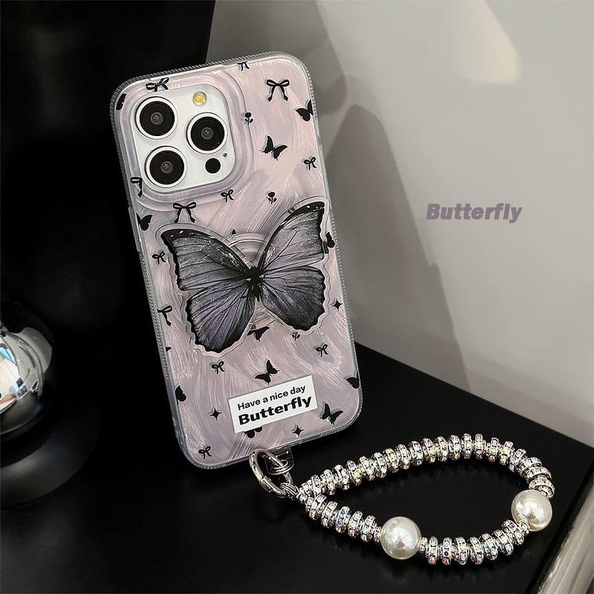 Set Phone Case Strap Butterfly /