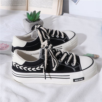 Lace-Up Colorblock Sneakers