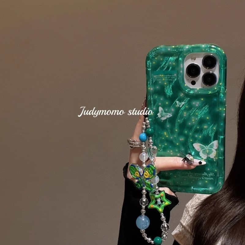 Butterfly Case Strap Phone