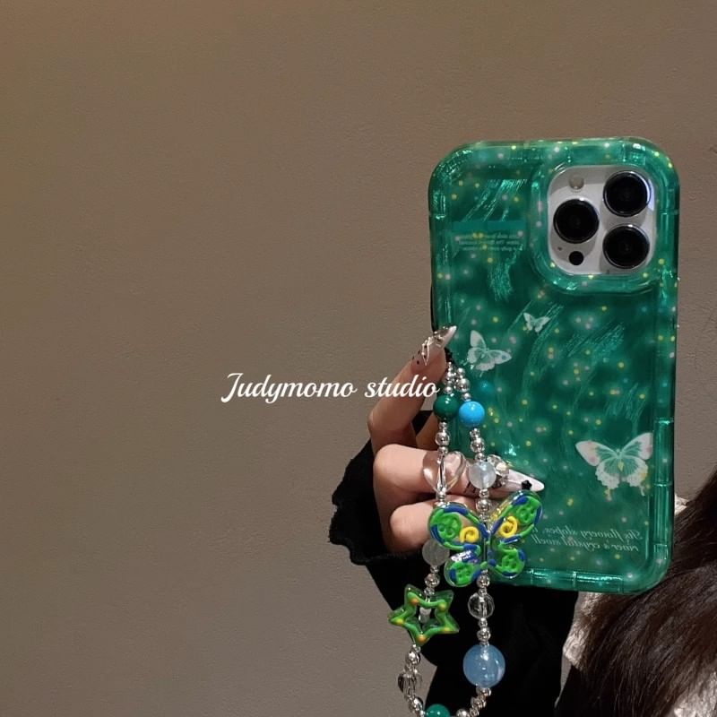 Butterfly Case Strap Phone