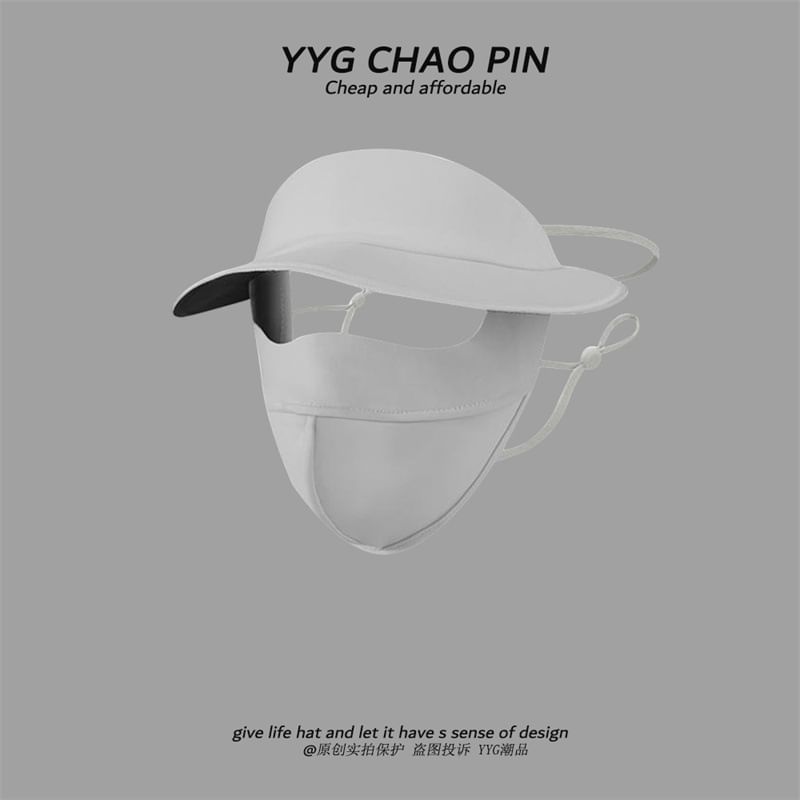 Protection Brim Face Cover Plain with Sun