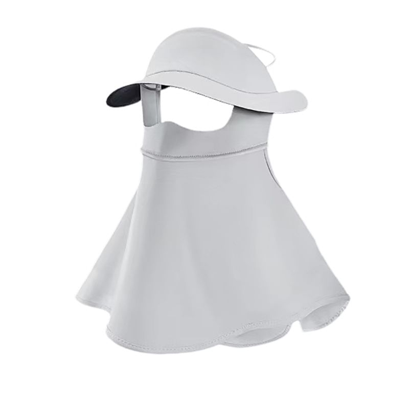 Cover with Plain Flap Sun Neck Protection Face