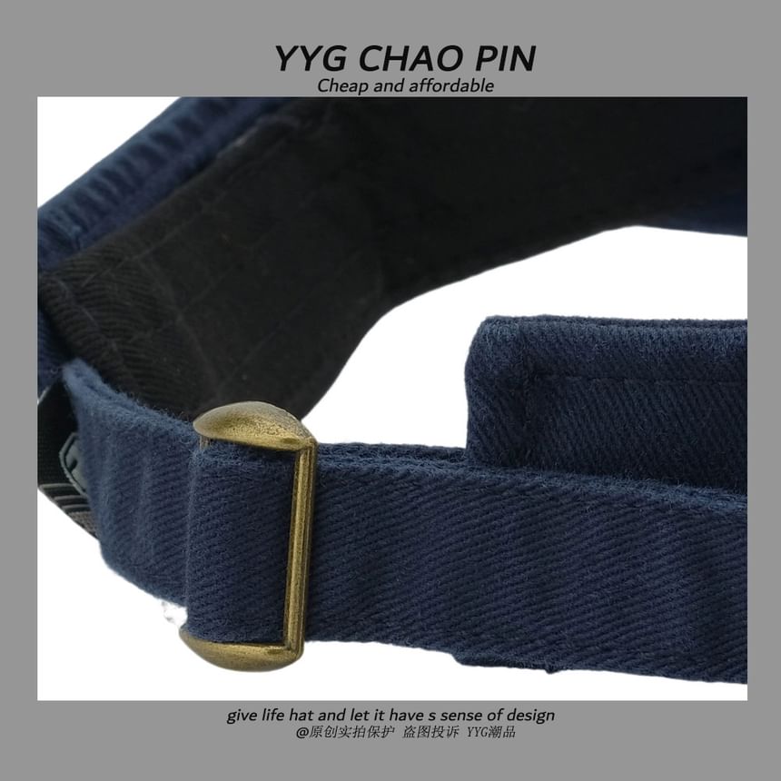 Visor Sun Embroidered Lettering