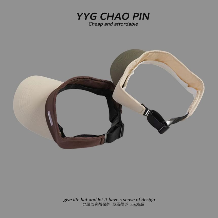 Sun Two Tone Applique Visor