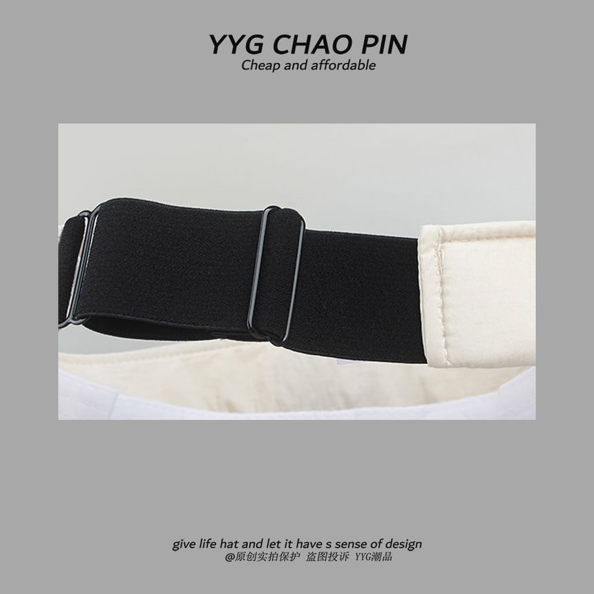 Tone Visor Sun Embroidered Lettering Two