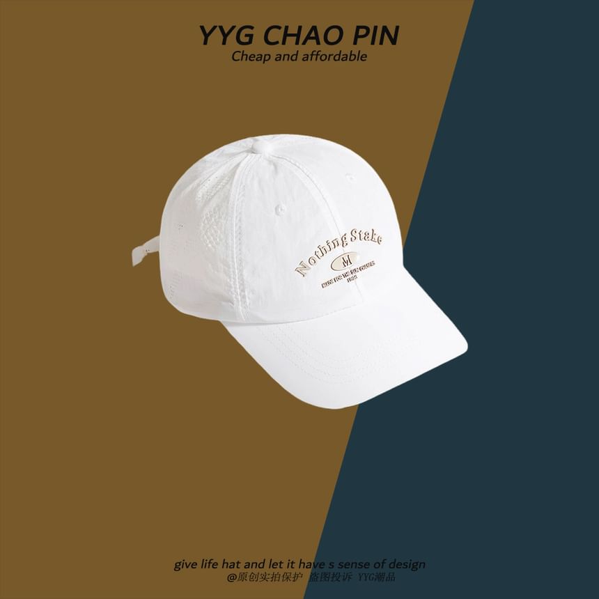 Print Cap Baseball Lettering