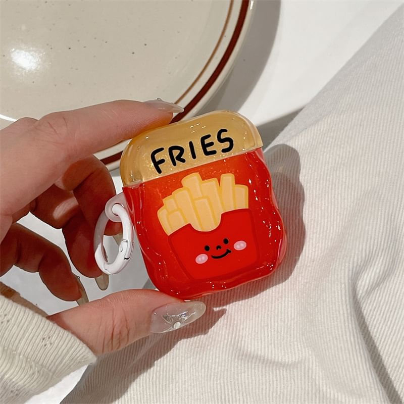 Burger French Fries Tomato Banana Airpods / Pro Earphone Case Skin