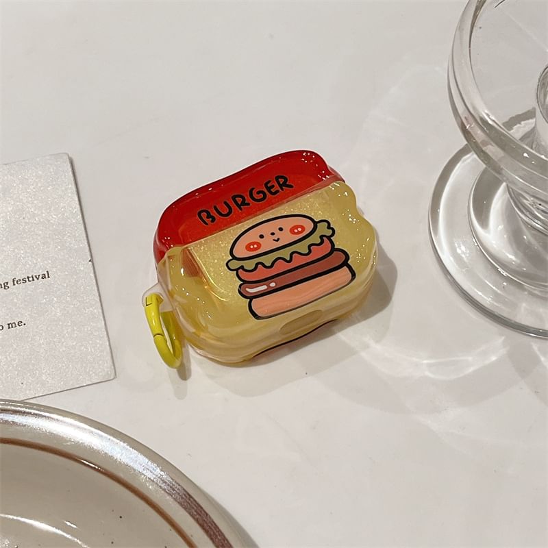 Burger French Fries Tomato Banana Airpods / Pro Earphone Case Skin