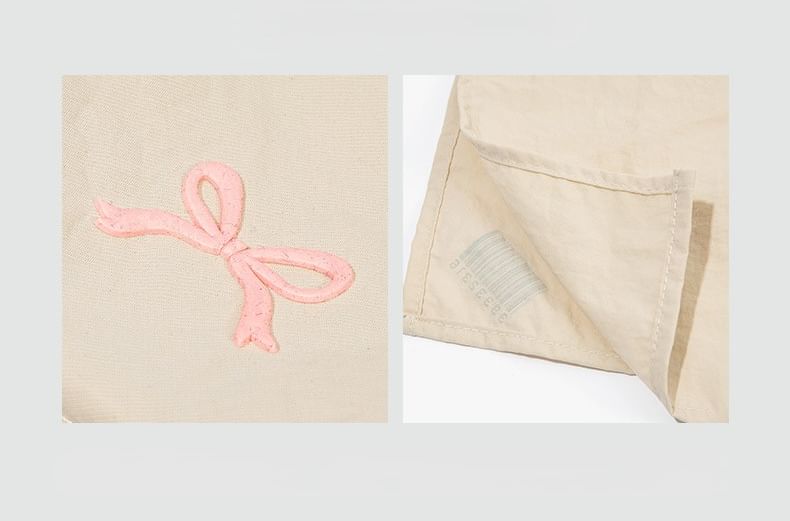 Cap Dry Quick Embroidered Bow