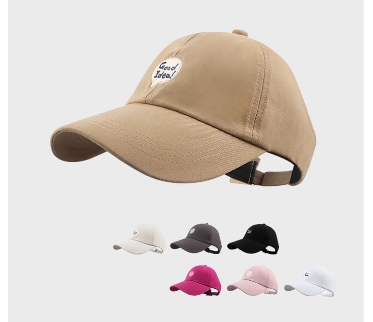 Top Embroidered Open Cap Baseball Lettering