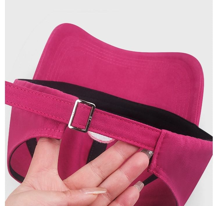 Top Embroidered Open Cap Baseball Lettering