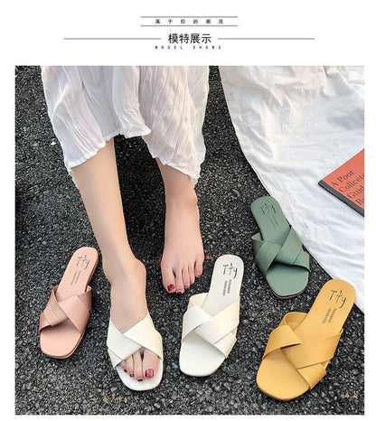 Knotted Slide Sandals