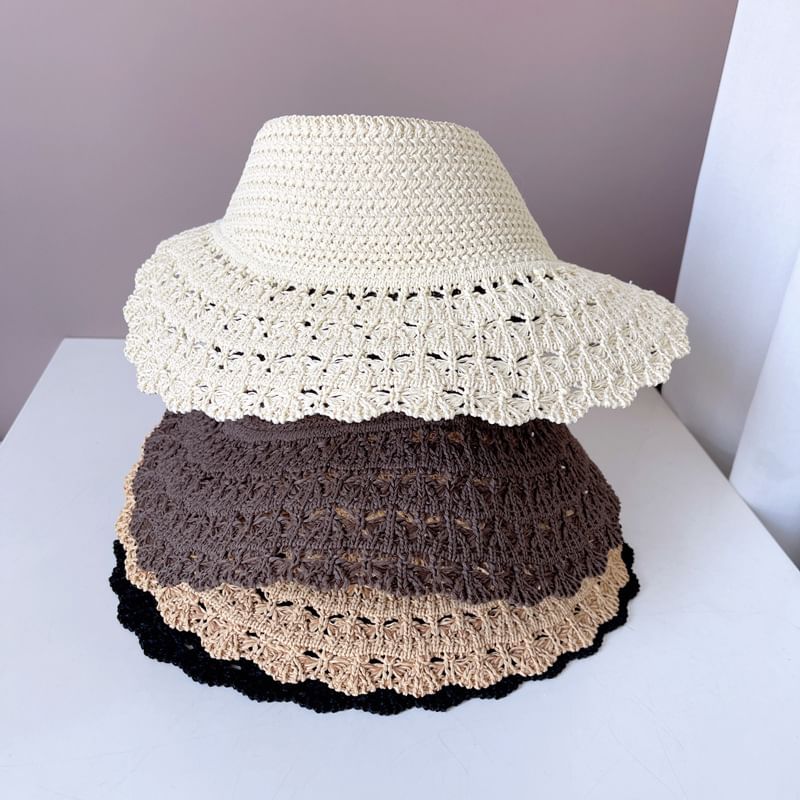 Knit Sun Visor Plain