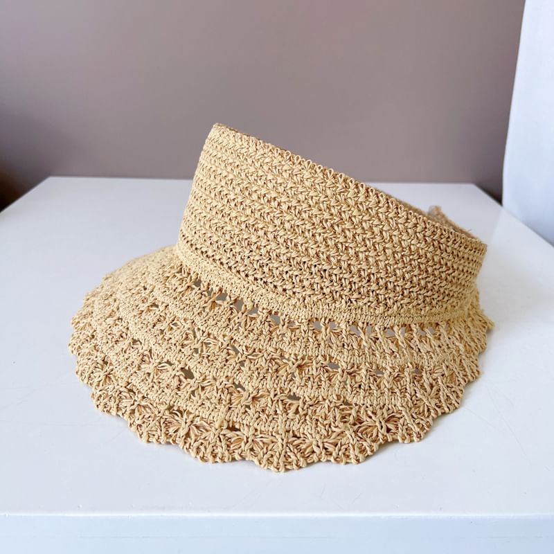 Knit Sun Visor Plain