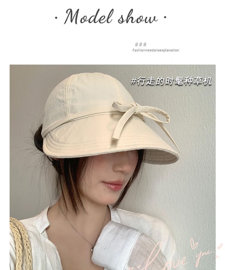 Wide Cap Bow Brim