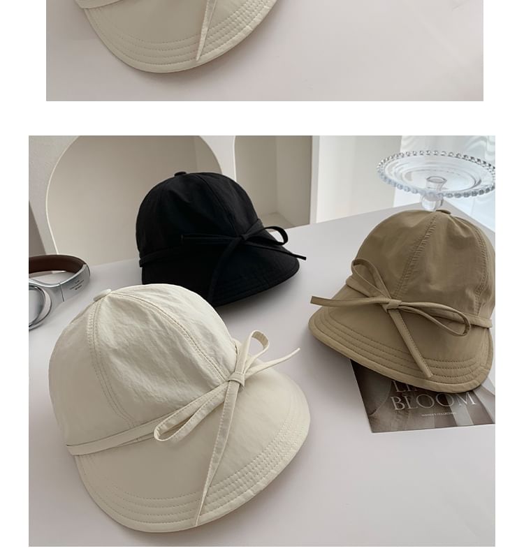 Wide Cap Bow Brim