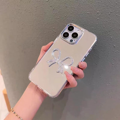 Faux Pearl Mirrored Phone Case