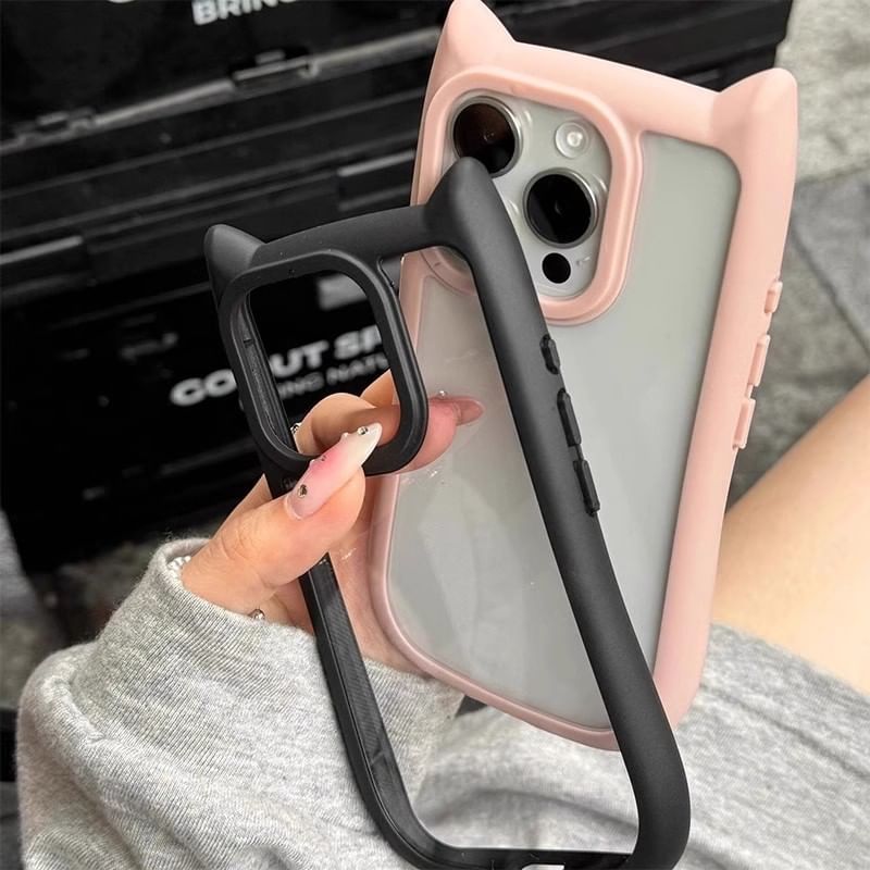 Case Ear Phone Cat