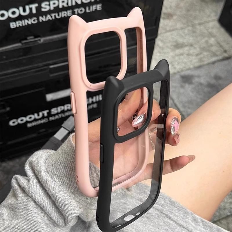 Case Ear Phone Cat