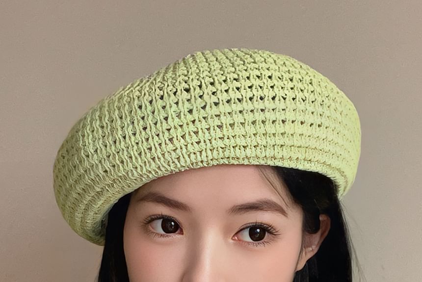 Beret Plain Perforated