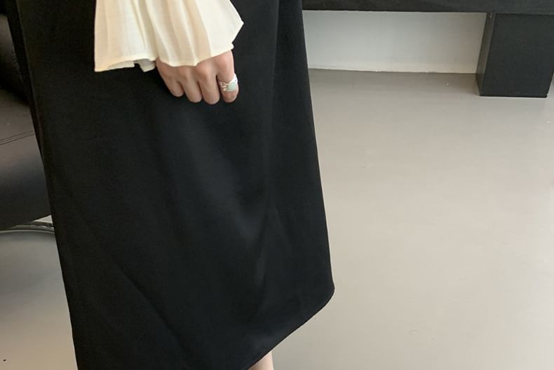 Bow Heel Slide Kitten Sandals