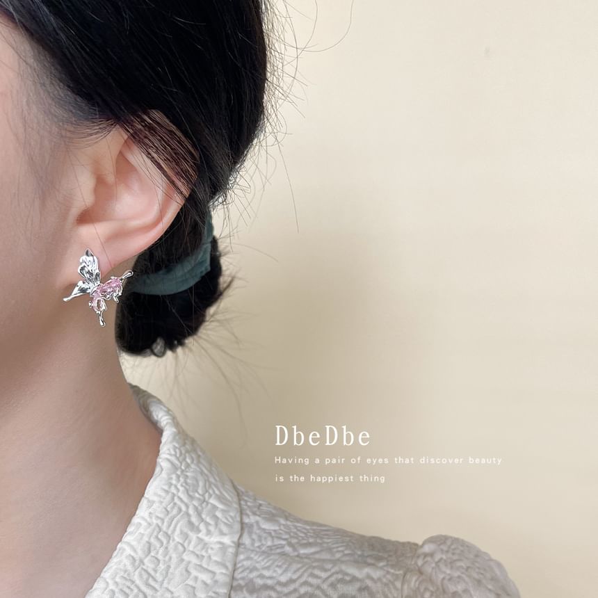 Alloy Cuff Butterfly Ear Rhinestone