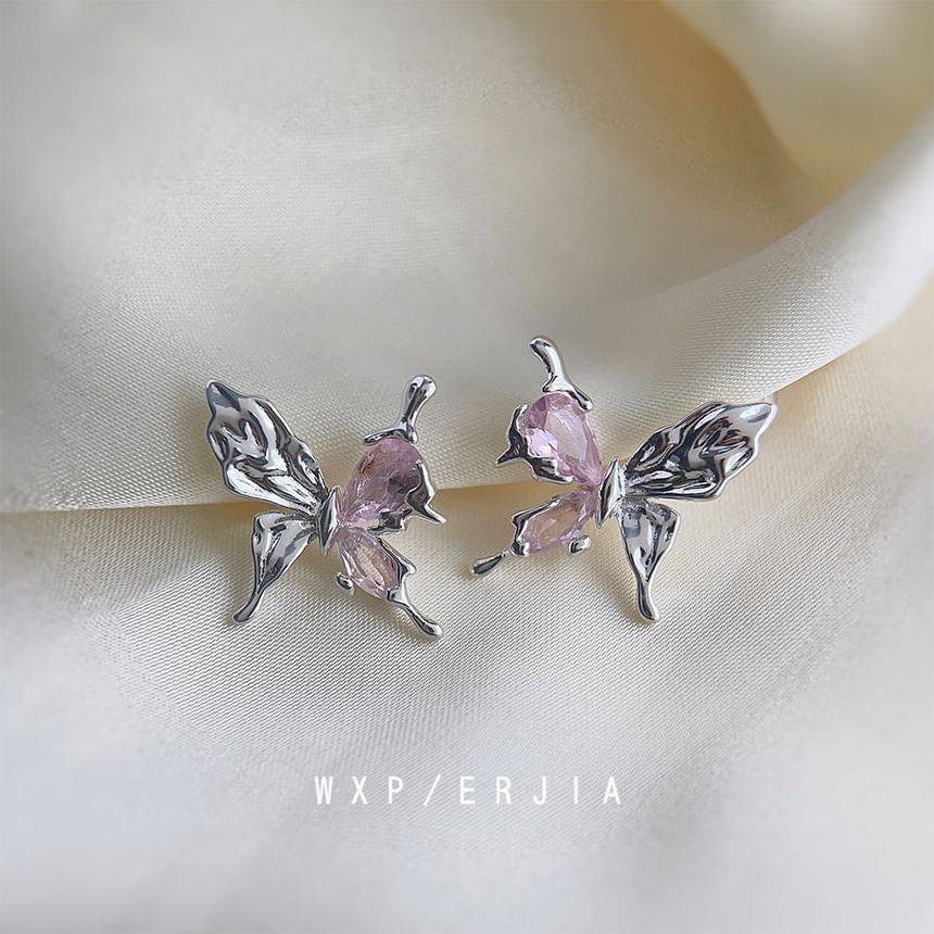 Alloy Cuff Butterfly Ear Rhinestone