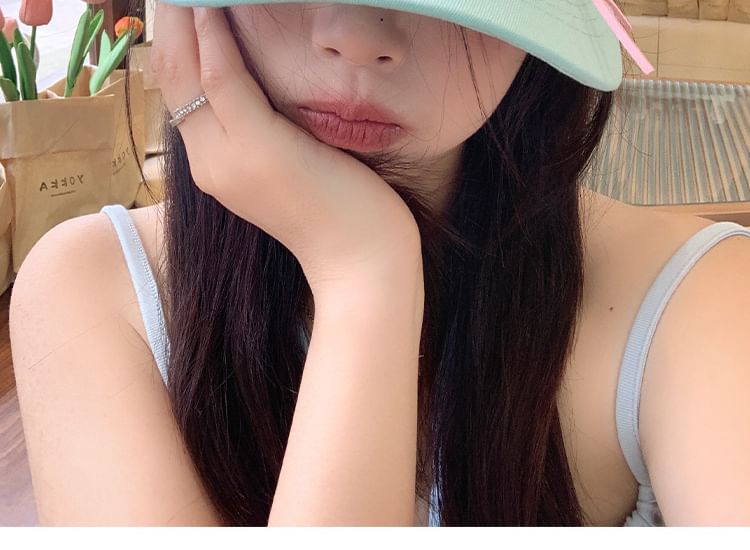 Baseball Cap Applique Heart