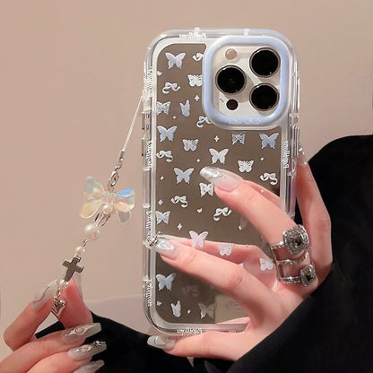 Butterfly Mirrored Phone Case / Phone Charm / Set