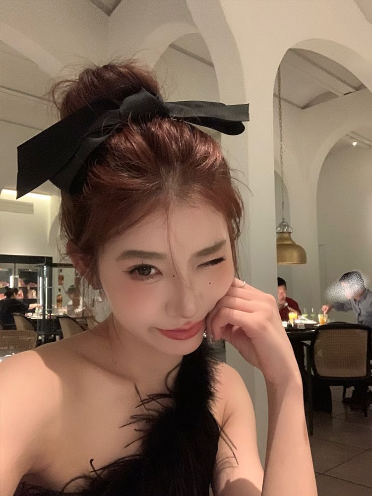 Fabric Hair Clip Bow