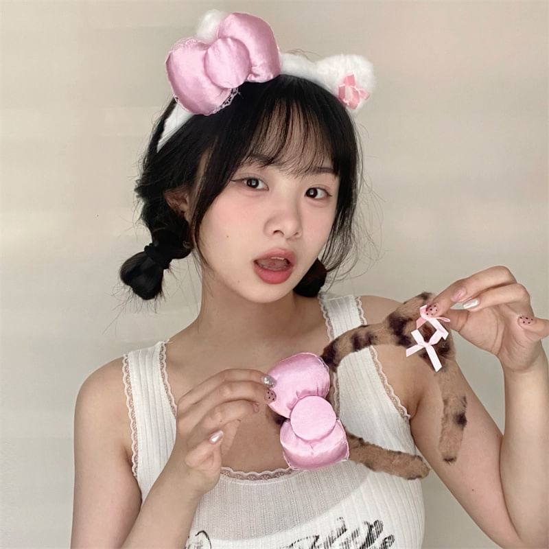Cat Ear Face Wash Headband (Various Designs)