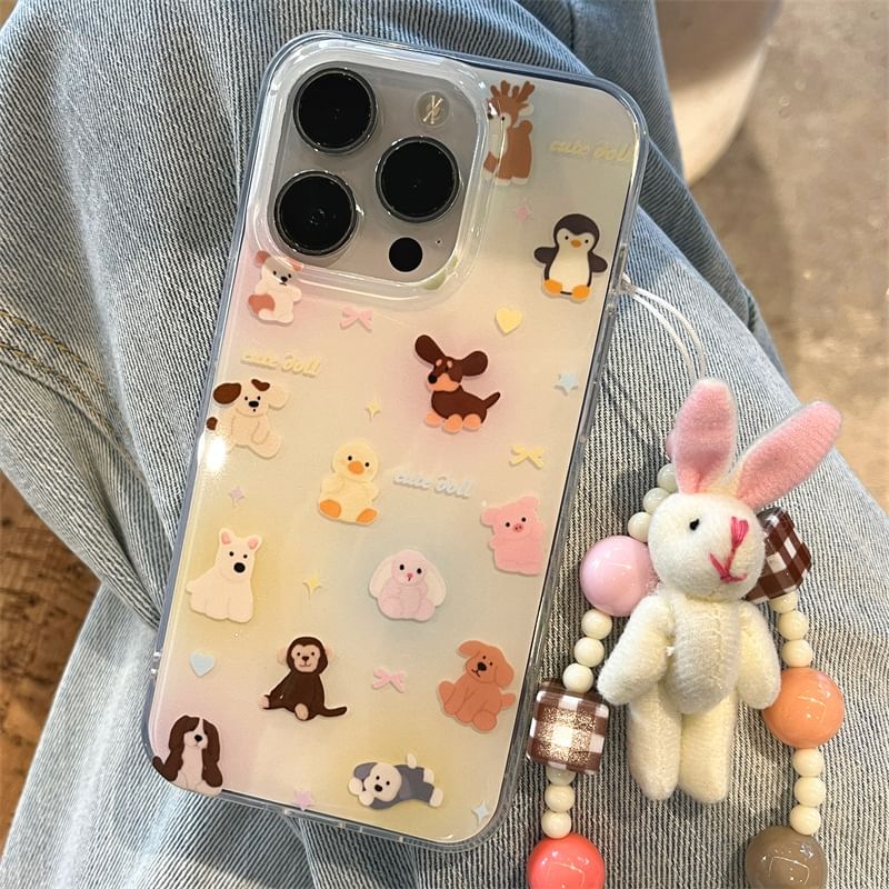 / Strap Case Set Phone Animal