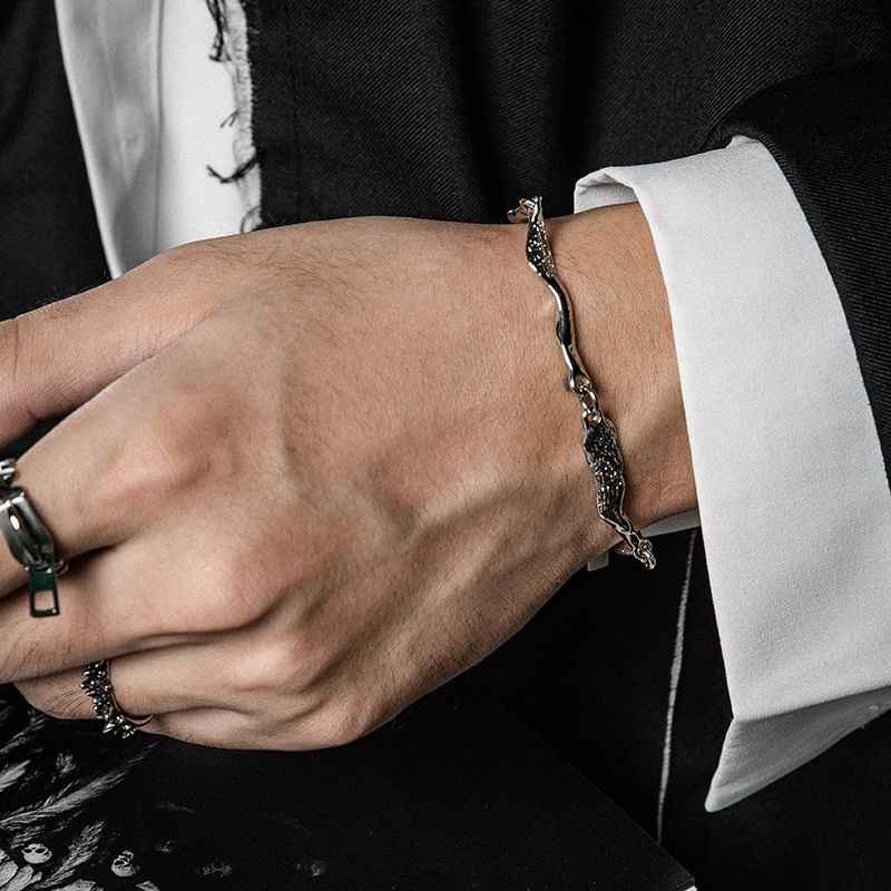 Irregular Stainless Steel Bracelet