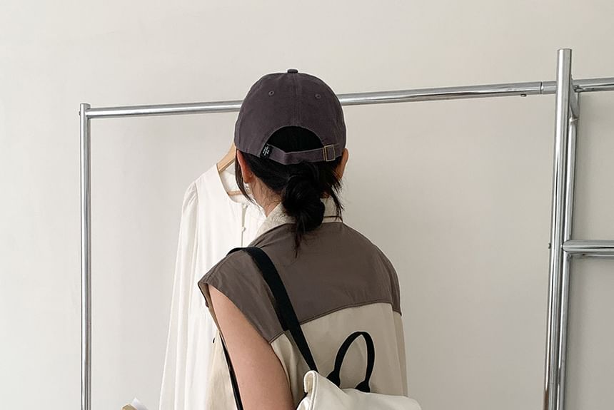 Flap Plain Drawstring Backpack