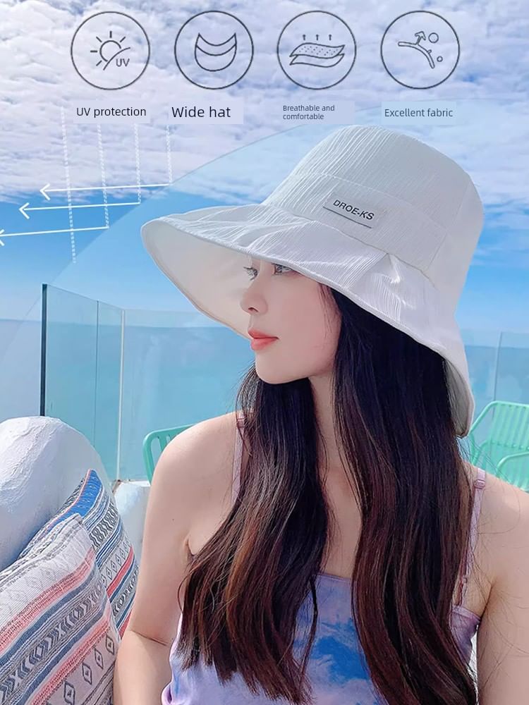 Hat Brim Plain Wide Bucket